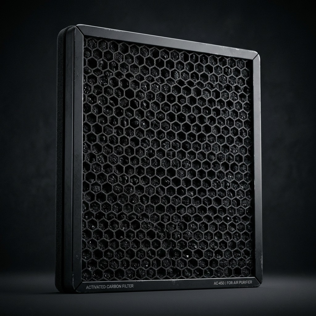 Activated carbon honeycomb filter