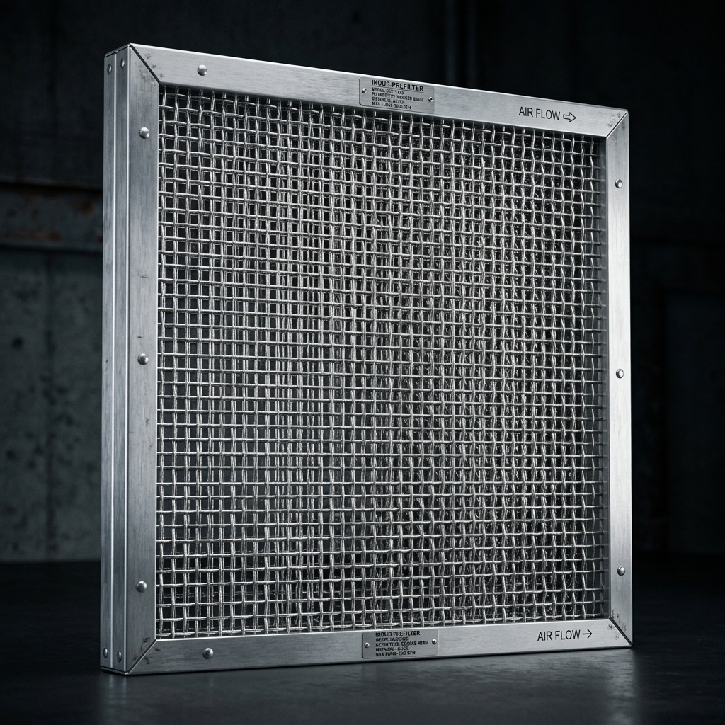 Metal mesh pre-filter